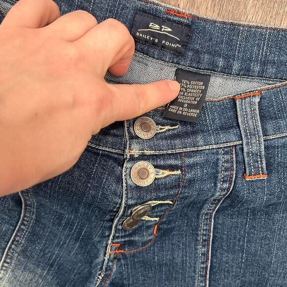 Y2K Grunge Low Rise Faded Flare Jeans - Picture 4 of 6